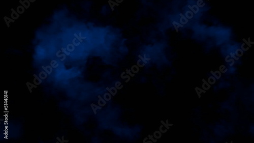 Lightnings in blue (seamless loop)
