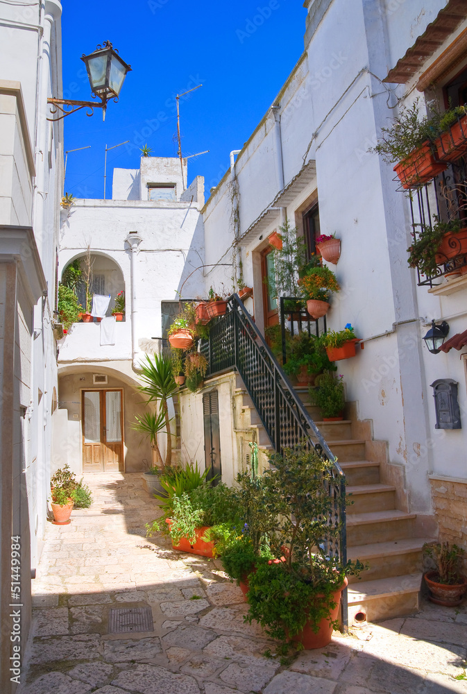 Alleyway. Mottola. Puglia. Italy.