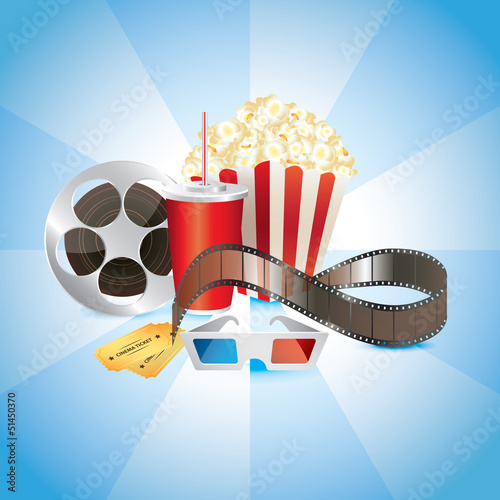 cinema photo-realistic vector background