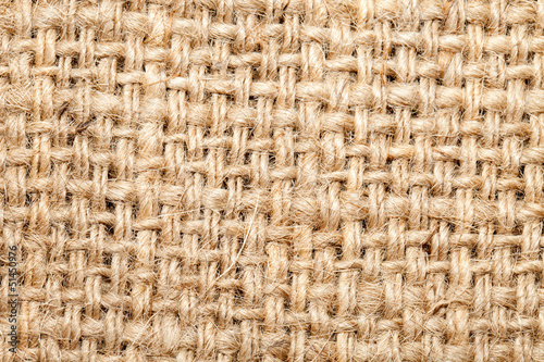 Background of burlap hessian sacking, coarse cloth made ​​of