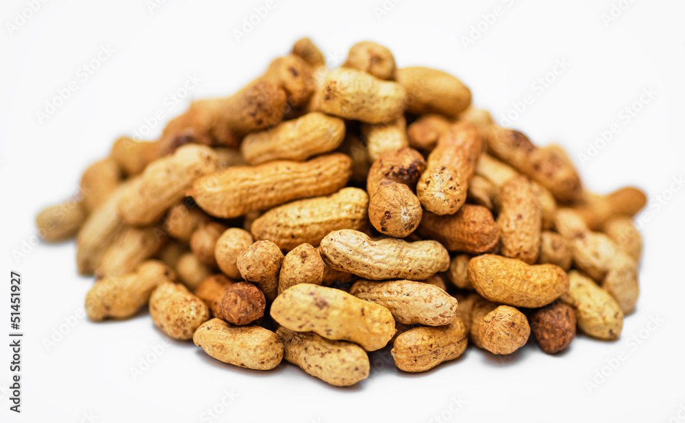 Pile of dried peanuts Pile of dried peanuts