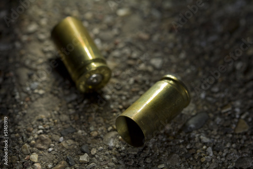 Bullets on ground