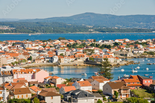 View of Isla de Arousa, Galicia, Spain