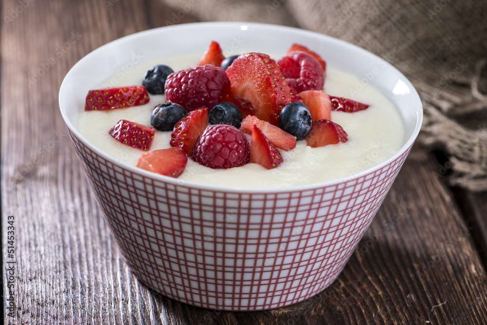Homemade Semolina Pudding Homemade Semolina Pudding