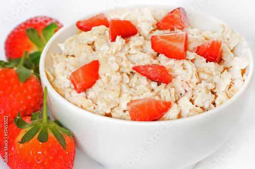 Bowl of porridge oats
