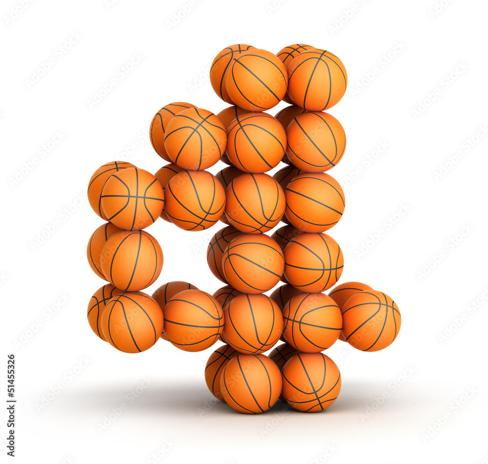 Number 4 basketball