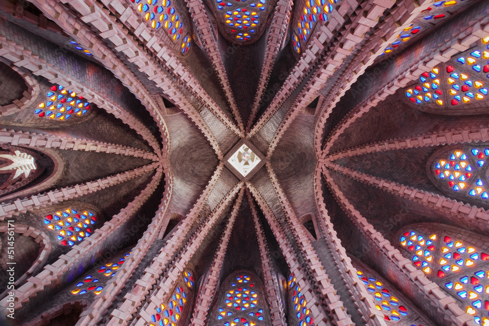 Ceiling of Montserrat Sanctuary