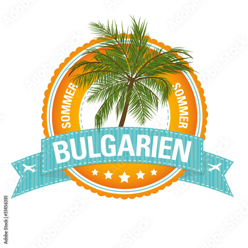 Urlaubs-Button  Bulgarien