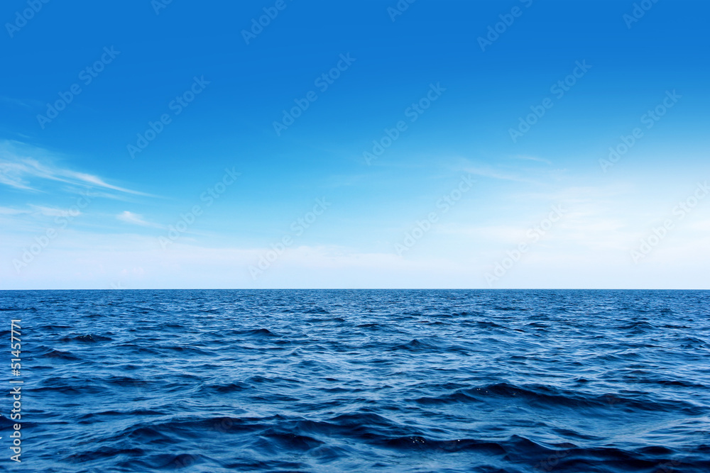 Naklejka premium Blue sea