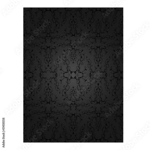 Seamless wallpaper design black