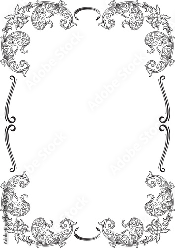 Acanthuse ornamente border