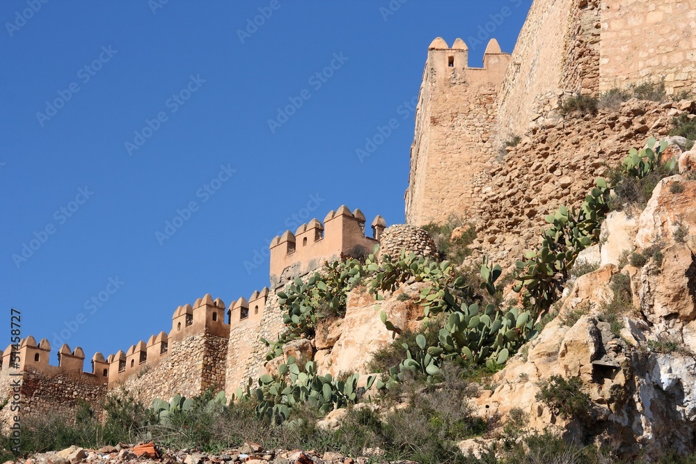 Alcazaba in Almeria, Spain