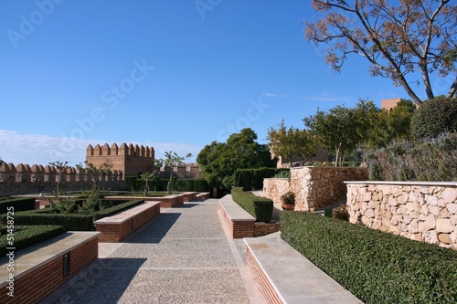 Almeria, Spain - Alcazaba castle gardens
