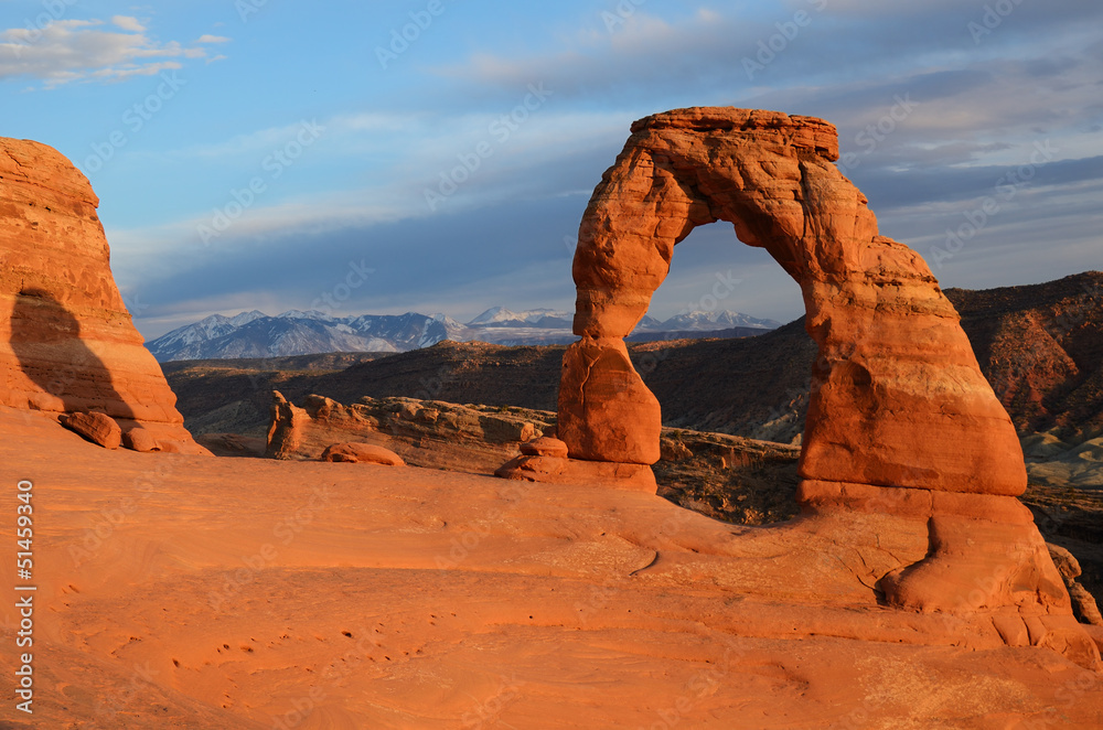 Delicate Arch at Sunset