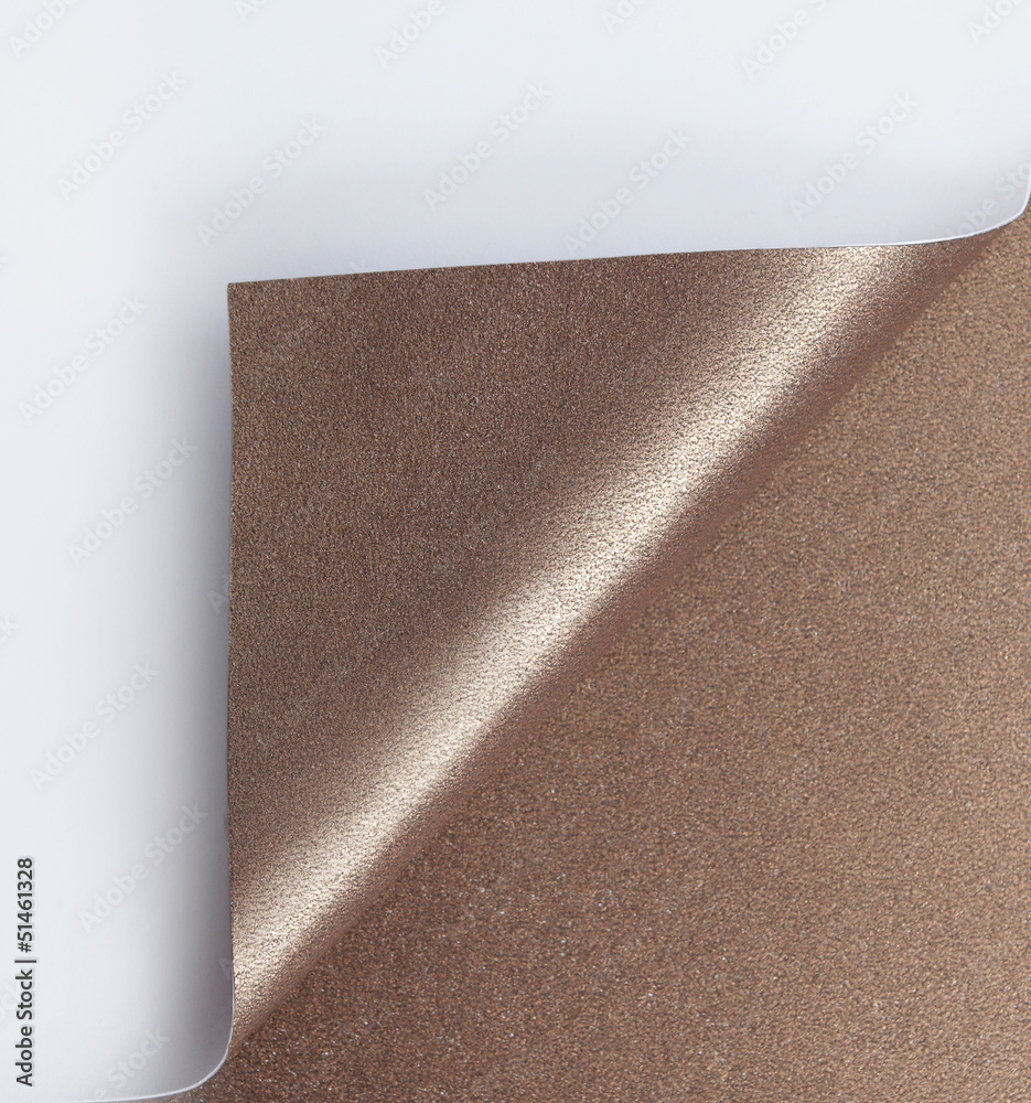 bronze page corner curl bronze page corner curl