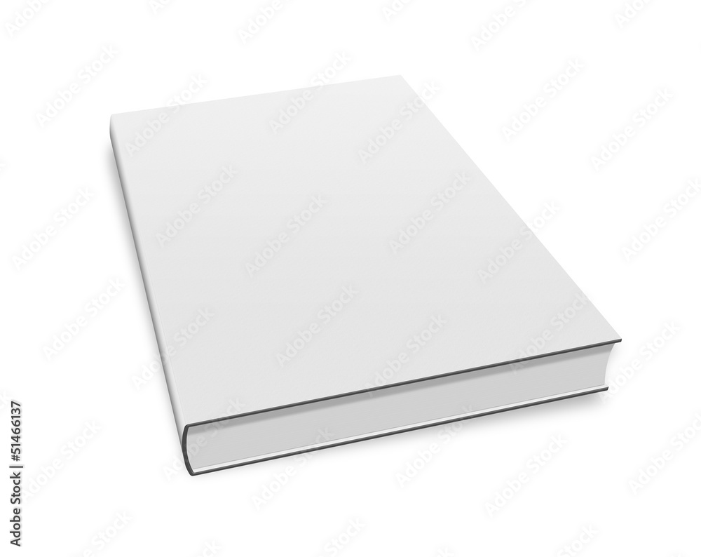 collection of various blank white book on white background collection of various blank white book on white background