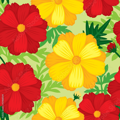 Flower seamless pattern © agrino