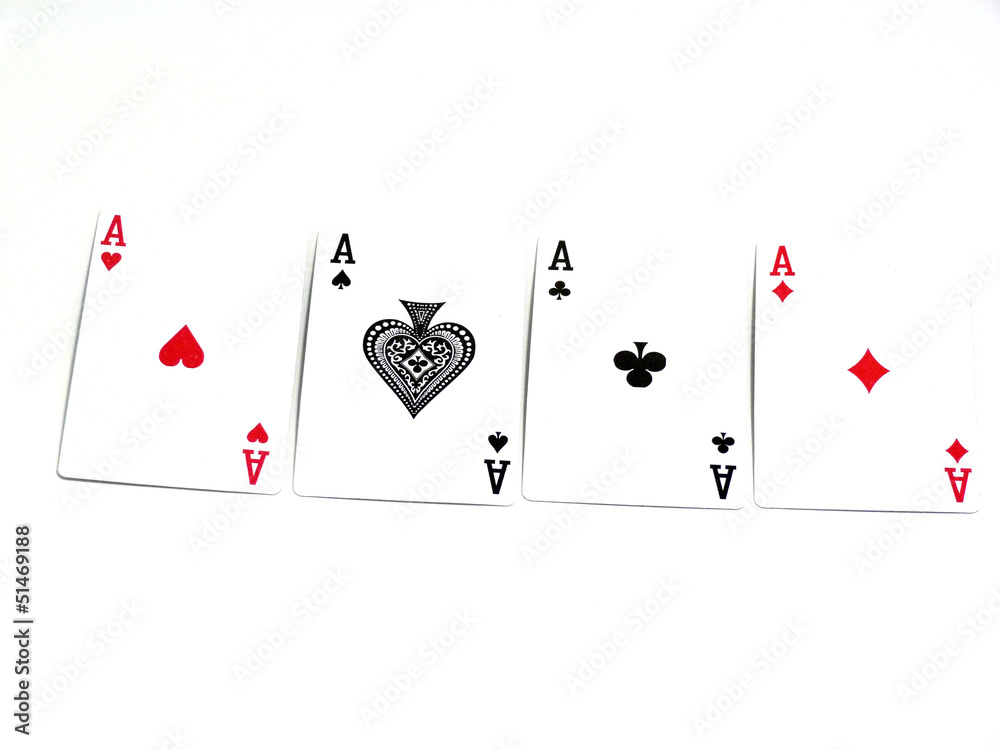 Obraz premium Spielkarten AS