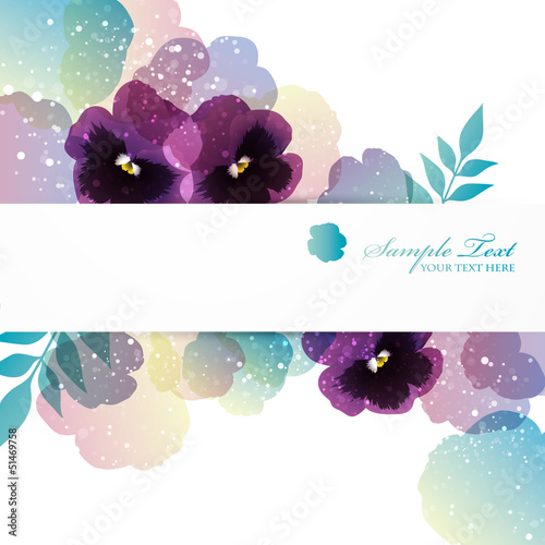 pansy background