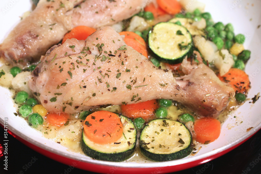 Chicken with vegetables Chicken with vegetables