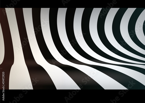 Striped studio backdrop, empty space for your text or object