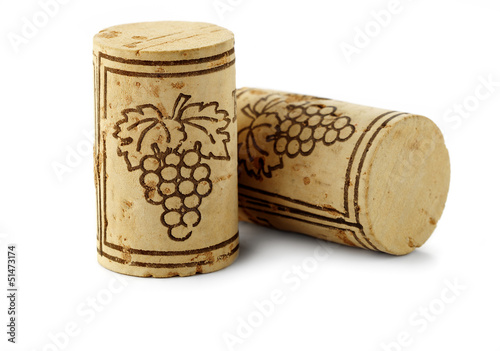 bottle corks isolated