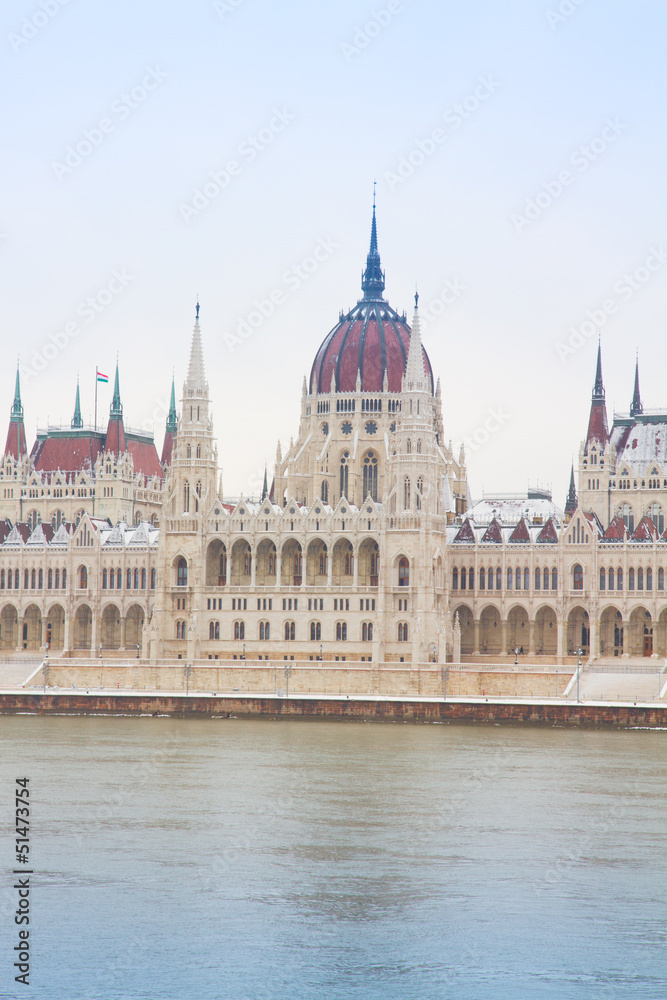 facade of parliament, Hungary