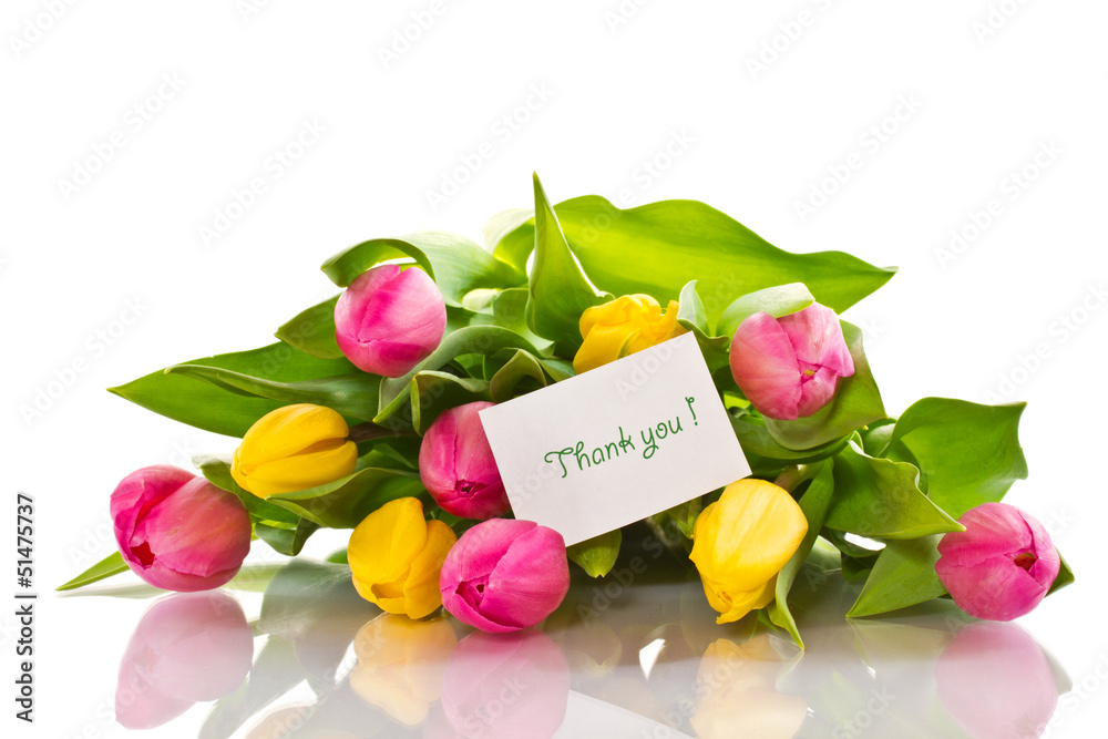 Fototapeta premium Beautiful bouquet of tulips