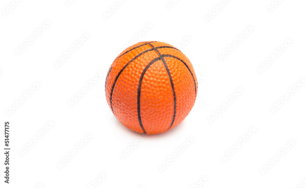 Fototapeta premium Orange basket ball, photo on the white background