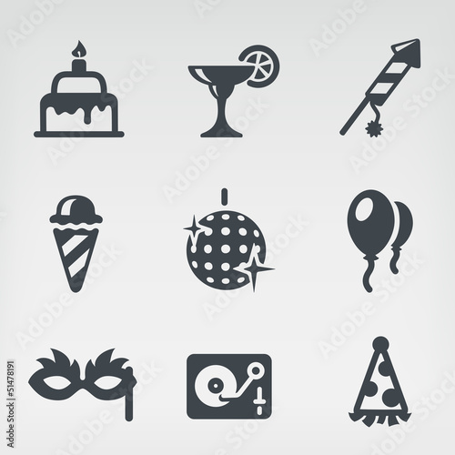 Party icon set