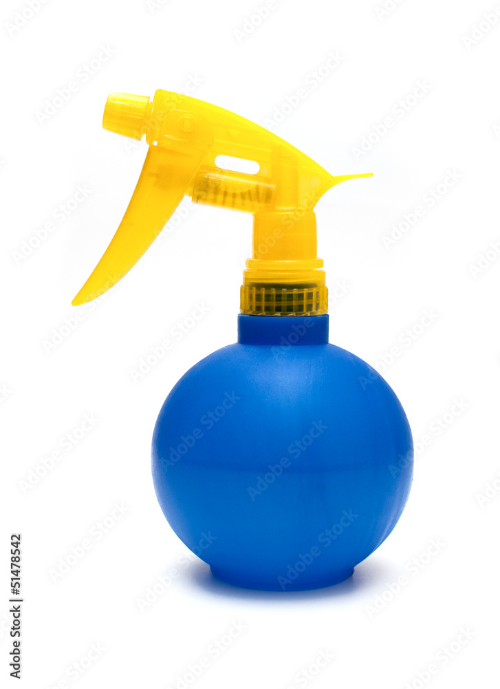 plastic sprayer isolated on white background plastic sprayer isolated on white background