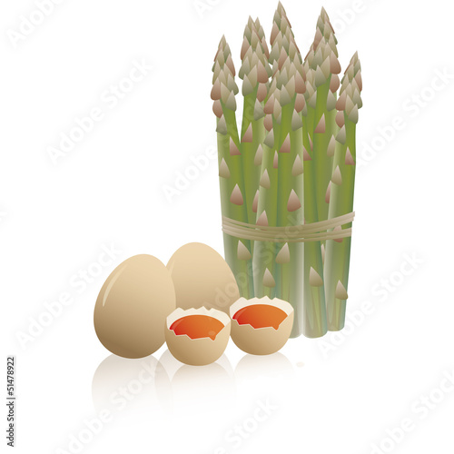 uova e asparagi