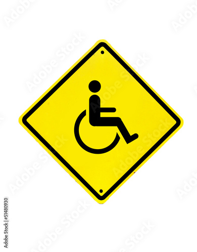 disabled icon sign on a white background