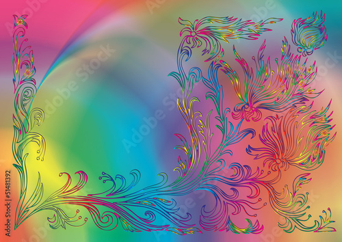 floral design card wallpaper
