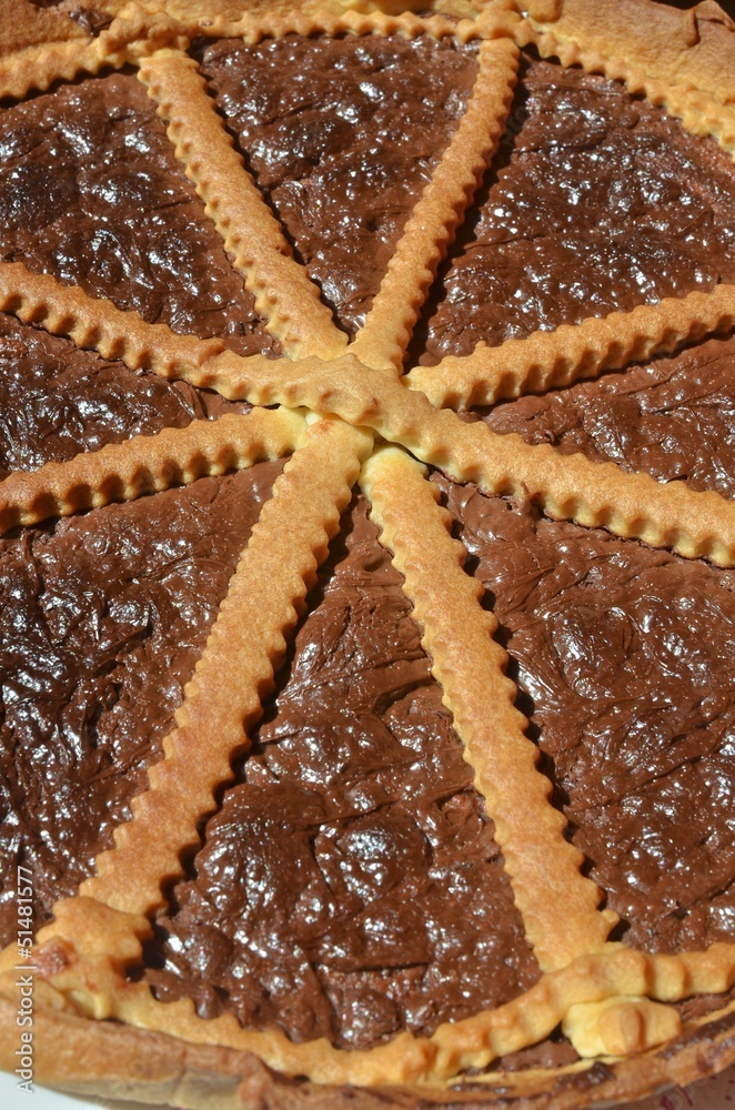 Foto Stock crostata al cioccolato | Adobe Stock