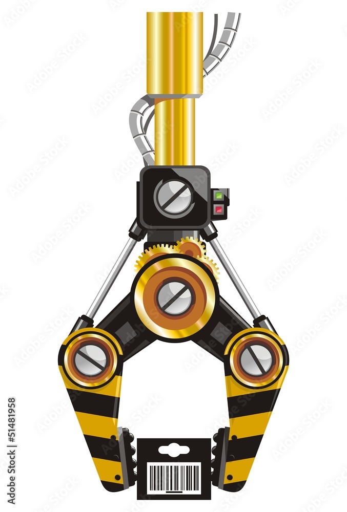 Fototapeta premium Hand machine