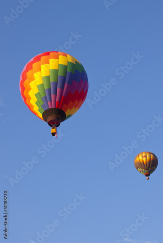 Hot Air Balloons and Blue Sky © neillockhart