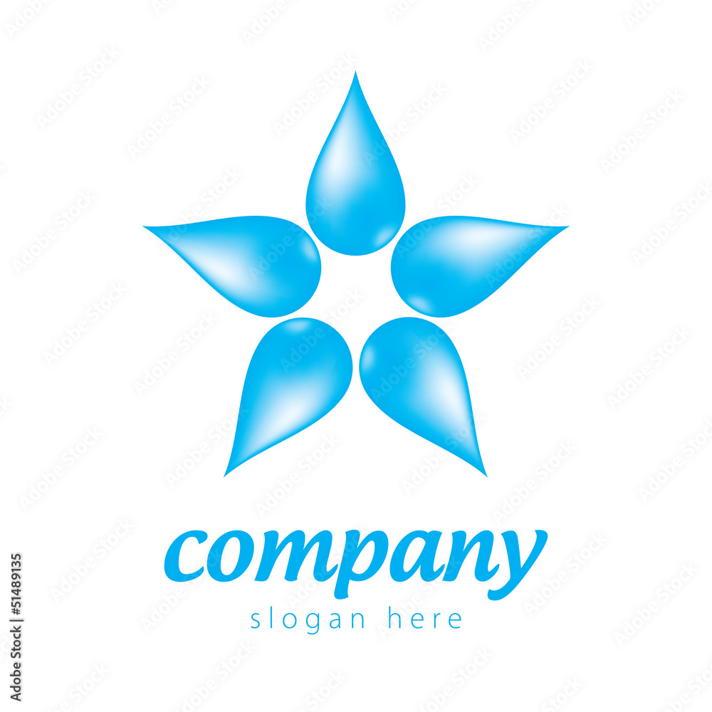 Obraz premium Star of drops