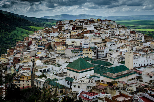 Holy City of Moulay Idriss, Morocco photo