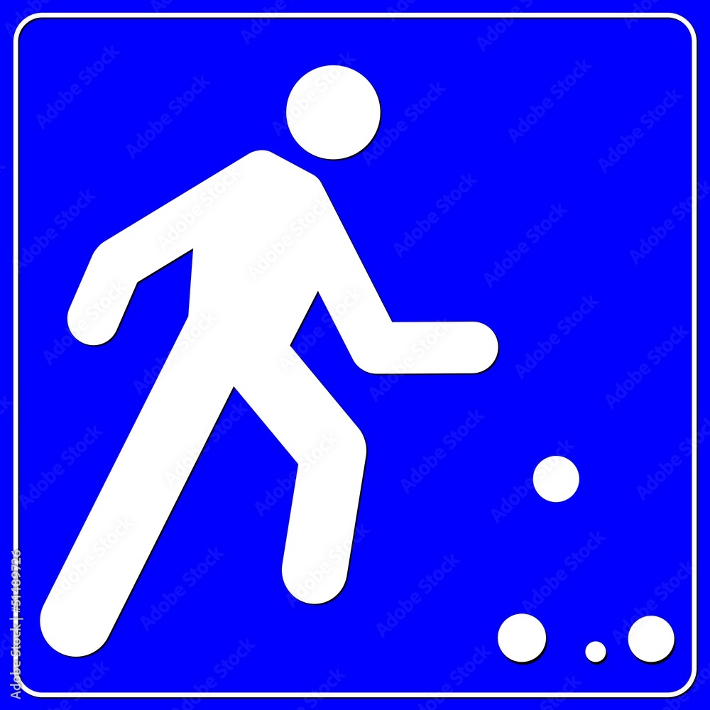 GIOCO DELLE BOCCE ICONA SIMBOLO GIOCATORE DI BOCCE GIOCO DELLE BOCCE ICONA SIMBOLO GIOCATORE DI BOCCE
