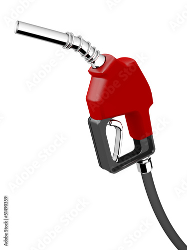 Valokuva Red Gas Pump Dispenser Nozzle