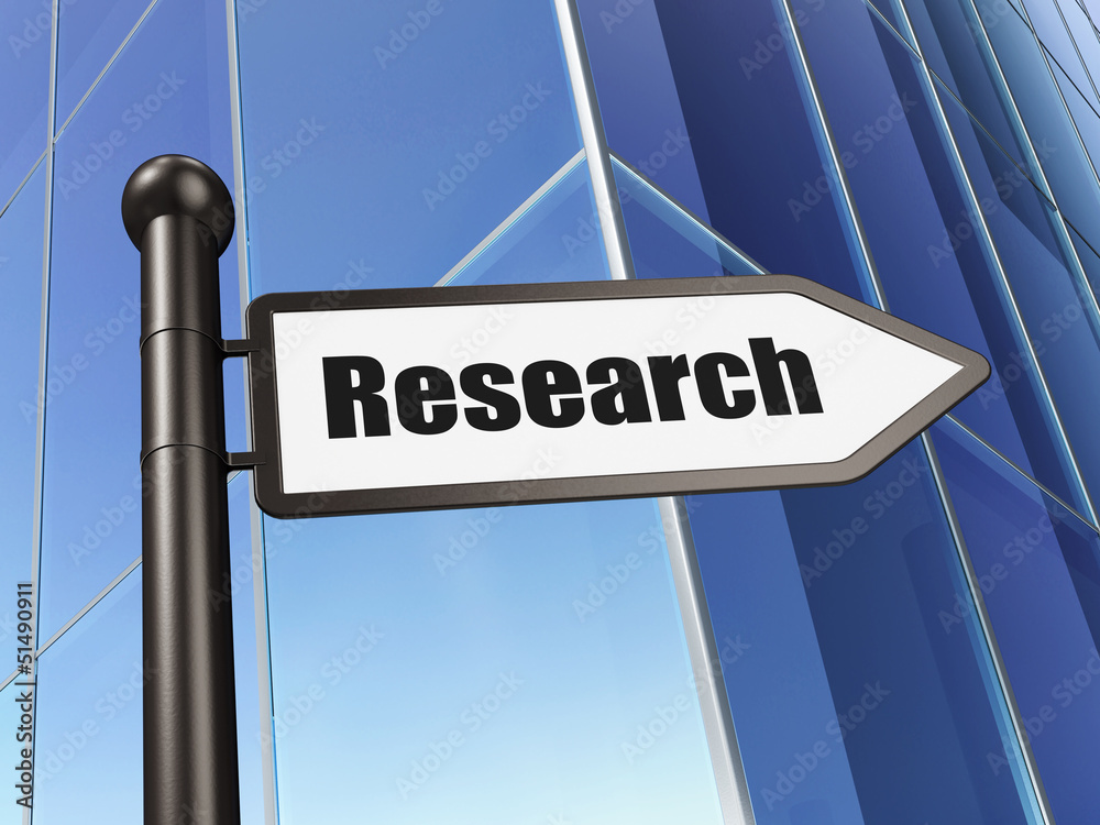 Advertising concept: Research on Business Building background