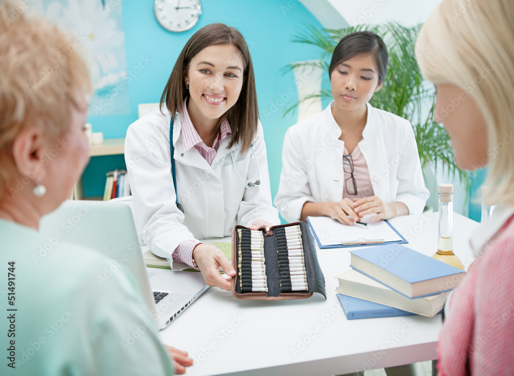 Fototapeta premium Homeopathists and Patients