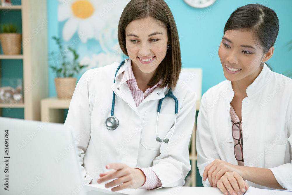 Smiling Female Doctors