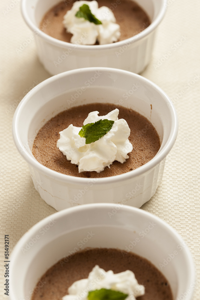 Rich Gourmet Homemade Chocolate Mousse Dessert Rich Gourmet Homemade Chocolate Mousse Dessert