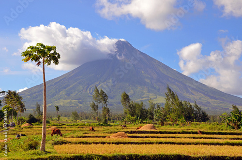 Mayon Volcano in the Philippines photo