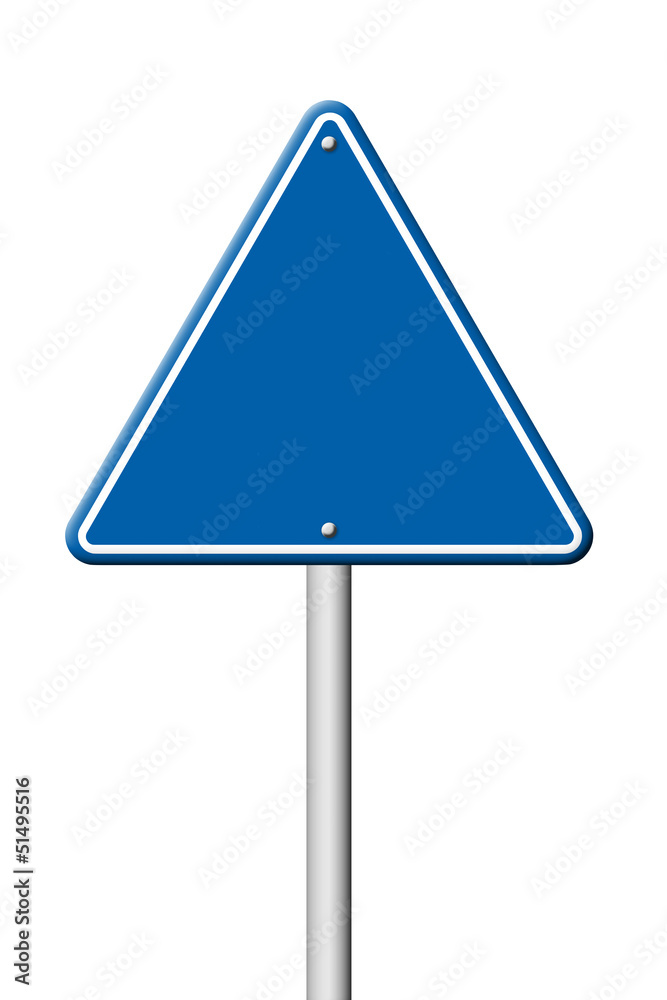 triangular road sign triangular road sign