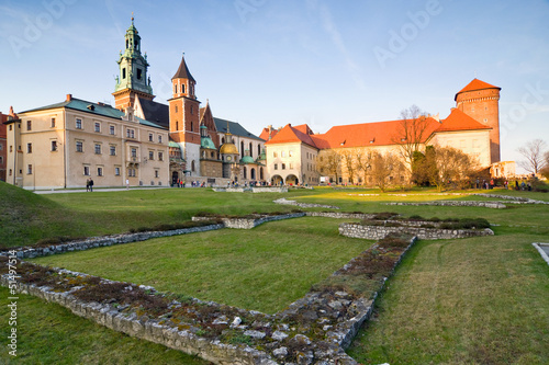 Cathedral at Wawel castle, Krakow, Poland