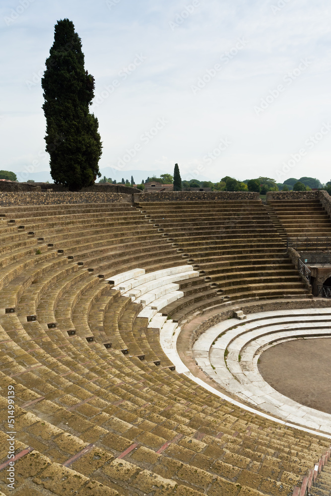 Grosses Theater in Pompeji