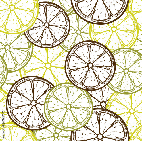 Lemon seamless pattern